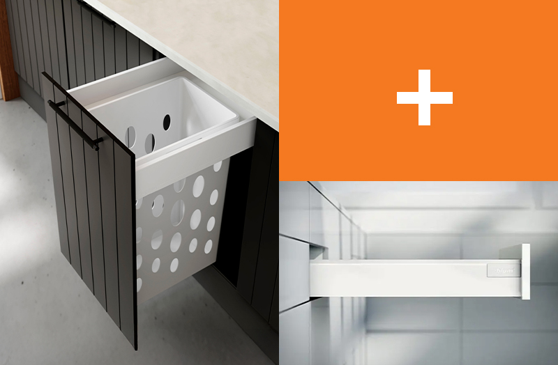 Wesco Laundry Boy to suit Blum TANDEMBOX